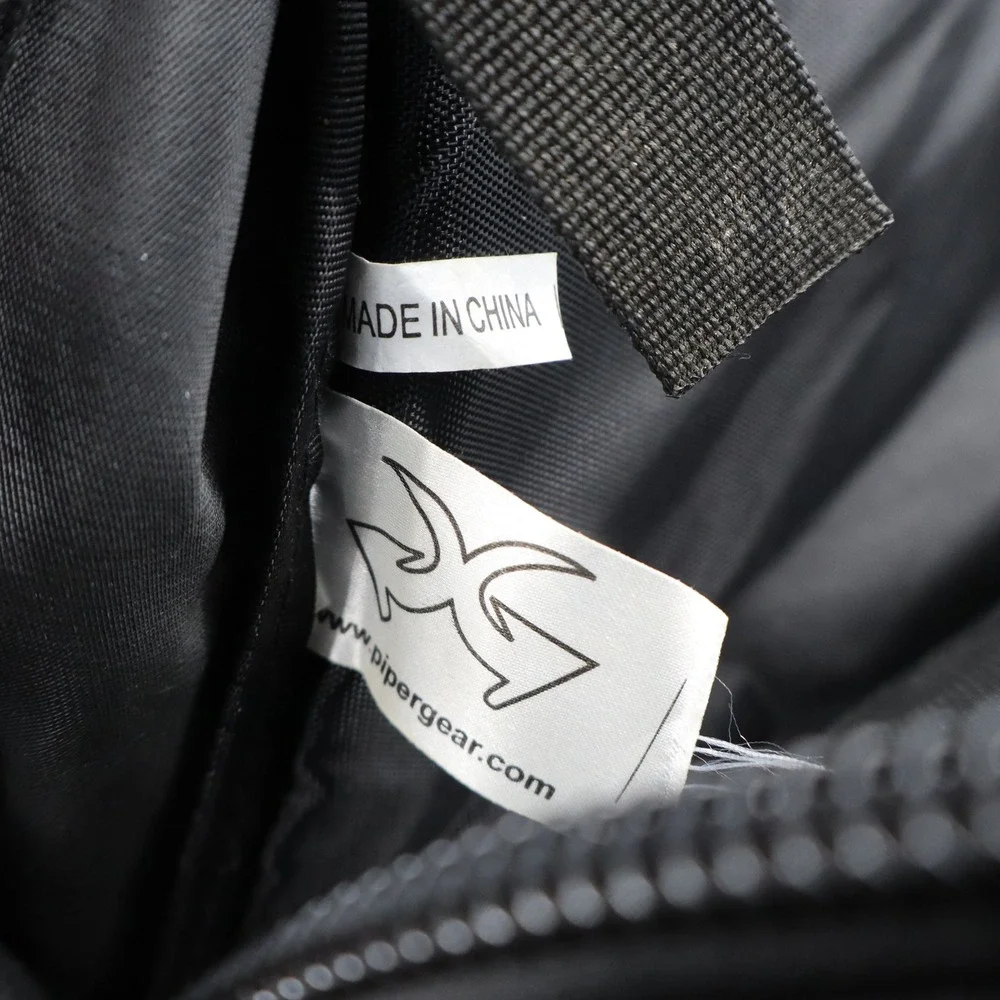 Piper Gear Tactical Backpack Unisex Large Black Canvas Rugged Gorpcore Bag‎